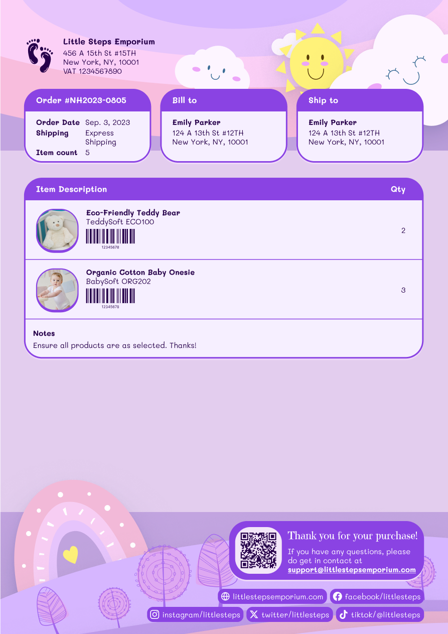 Lullaby - Packing
